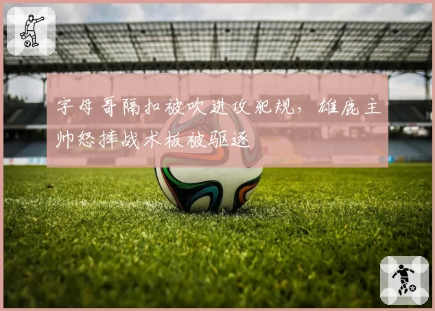 字母哥隔扣被吹进攻犯规,雄鹿主帅怒摔战术板被驱逐